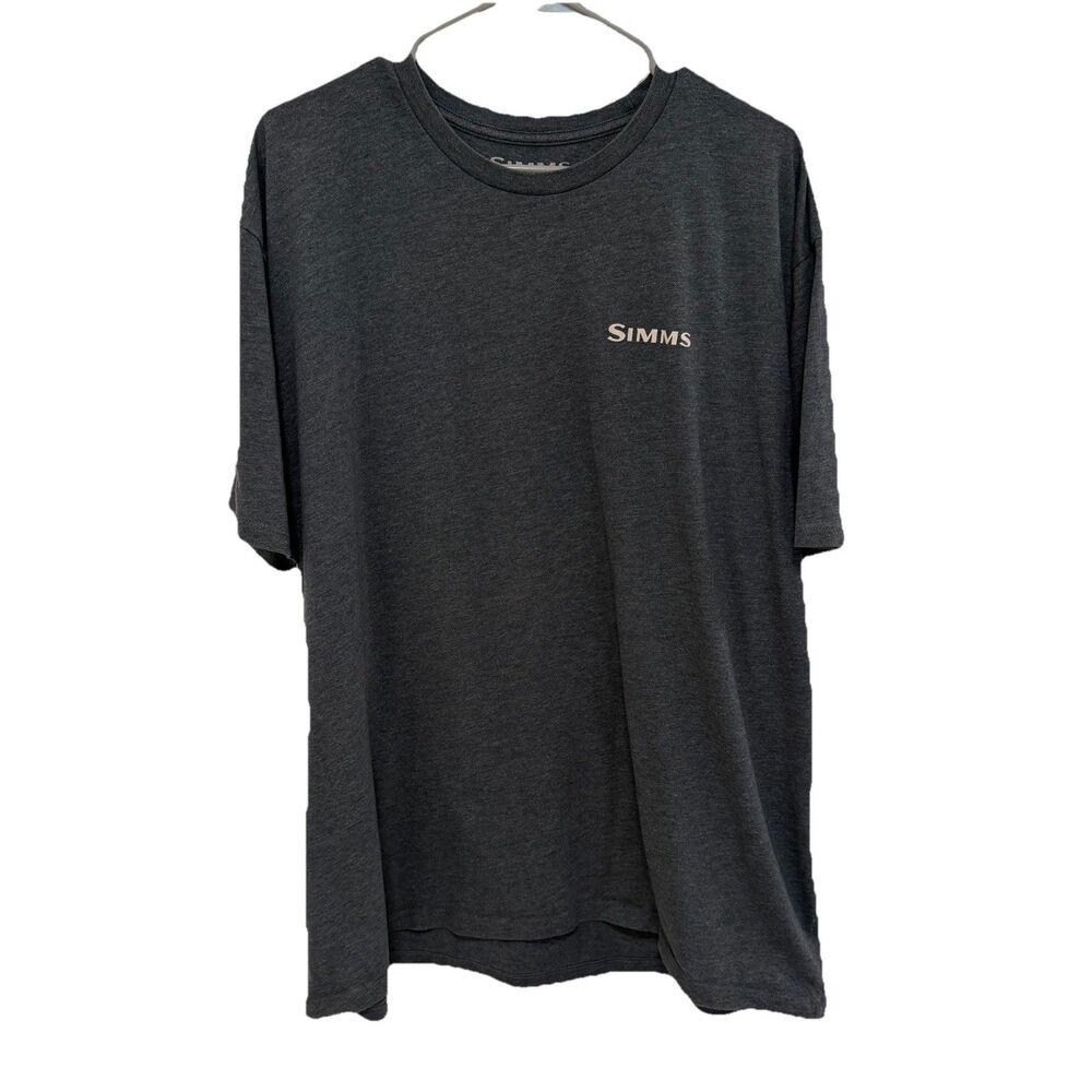 Simms Men’s 2XL Crew Neck T-Shirt Outdoor Fishing Hunting Hiking Gorpcore USA